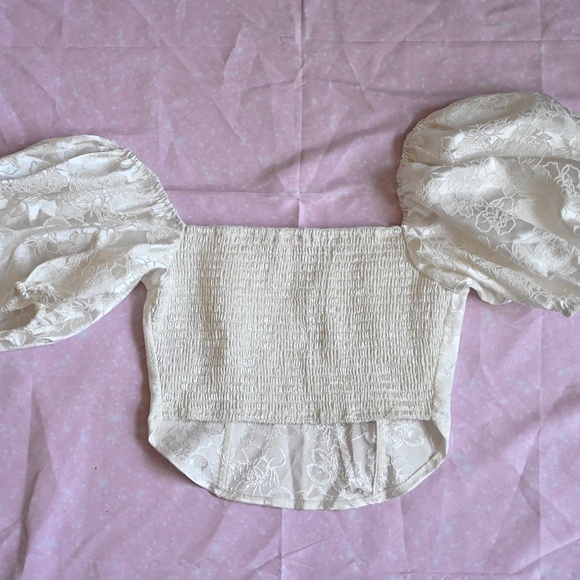 Sugar Thrillz White Crop Top – Size S 🤍✨ - Picture 2 of 3